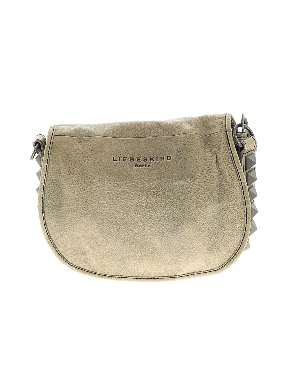 Leibeskind Berlin leather studded crossbody bag - Picture 3 of 3